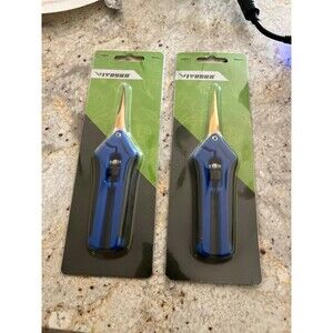Two pairs of 6.5 Inch Gardening Scissor/Shear with Titanium coated blades